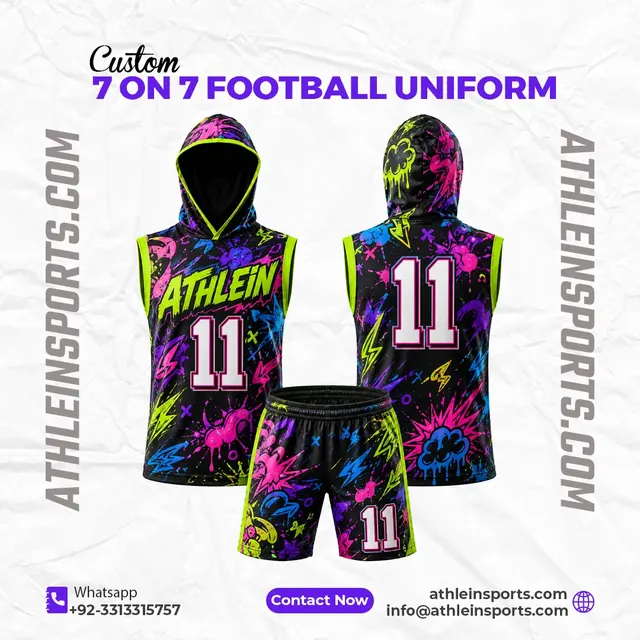 Private-label custom 7v7 football uniforms