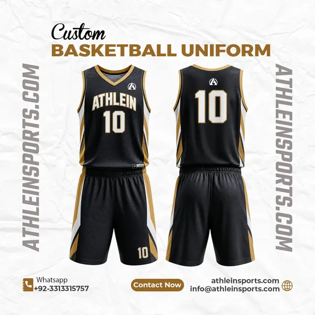 Custom basketball team uniforms