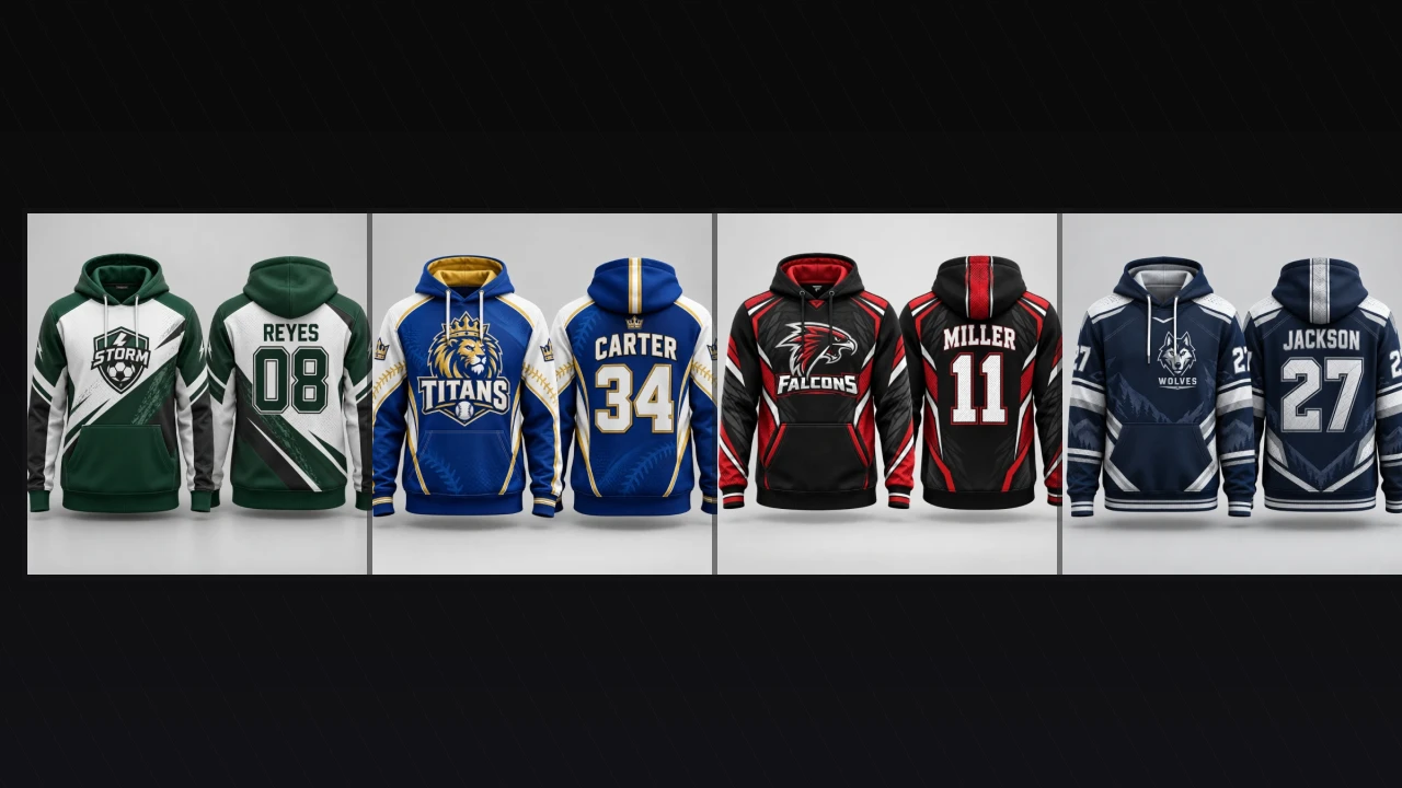 Custom Hoodies & Team Pullovers by Athlein Sports