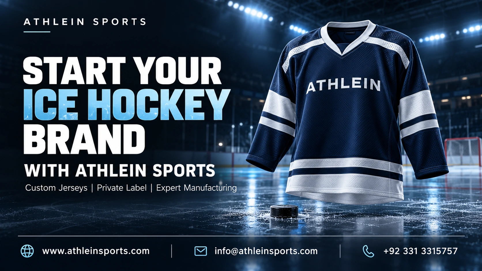 Start an Ice Hockey Brand with Athlein Sports