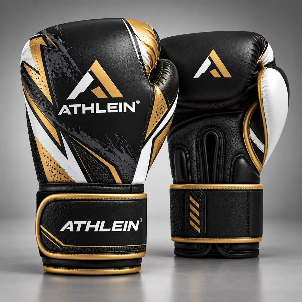Custom Full-Grain Leather Boxing Gloves for Private Label Brands (14oz / 16oz) - Athlein Custom Boxing Gloves