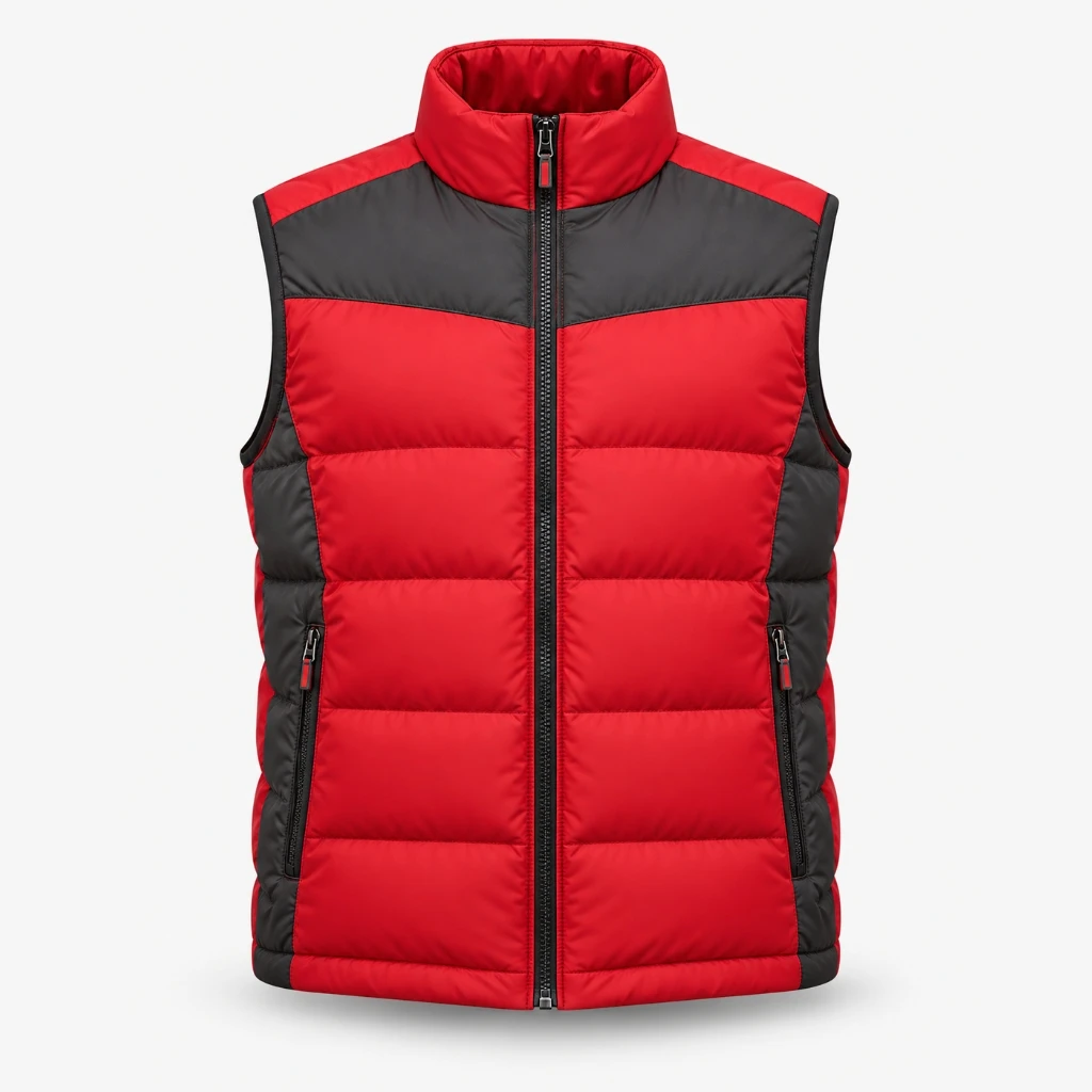 Custom Team Colorblock Puffer Vest - Athlein Sports